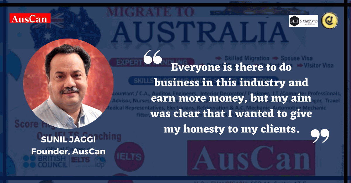 Mr. Sunil Jaggi, Founder, AusCan Story